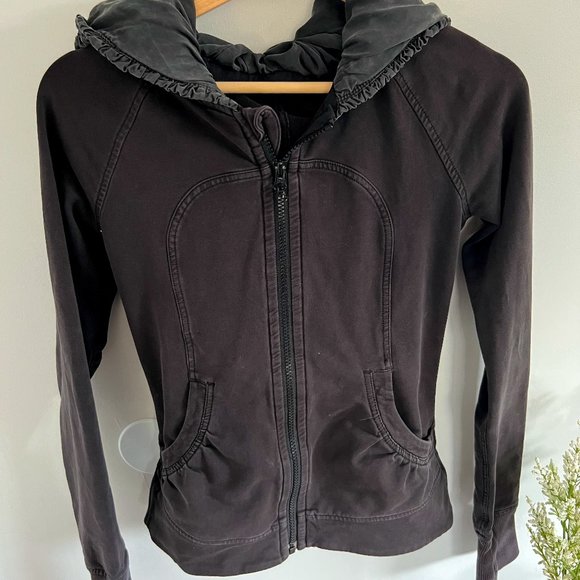 Lululemon Black Limited Edition Scuba Jacket Size Sm - Picture 1 of 5